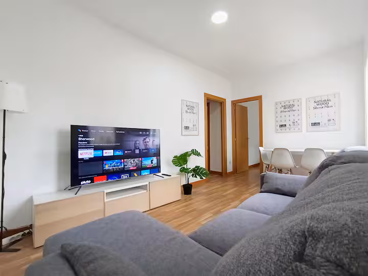 Apartamento de tres habitaciones en el centro de Santander